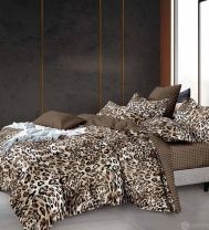 Постельное белье Леопардовое микросатин от интернет-магазина Галактика текстиля Постельное белье Леопардовое микросатин изображение