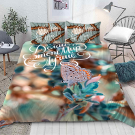 Постельное бельё С Бабочками и надписями купить в интернет магазине||Галактика текстиля Фото Постельное бельё С Бабочками и надписями