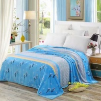 Плед Нежно голубой от интернет магазина galatekstil.ru Фотография Плед Нежно голубой