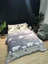 Изображение Плед Айсберги и белые медведи 