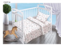 Кпб в детскую кроватку Бабочки от интернет-магазина Галактика текстиля Фотография Кпб в детскую кроватку Бабочки