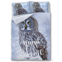  Постельное белье Снежная сказка с Совой Изображение