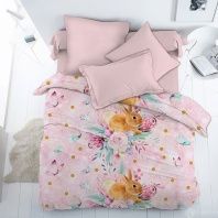 Фотография Постельное белье Зайка и бабочки