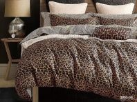 Постельное белье Леопардовое с серебром изображение