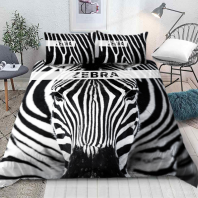 Комплект постельного белья Zebra от интернет-магазина Галактика текстиля Фотография Комплект постельного белья Zebra