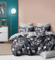 Постельное бельё Из микросатина с цветами изображение