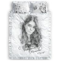 Изображение Постельное бельё С фотографией на заказ от интернет-магазина Галактика текстиля