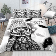 Постельное бельё Сова хипстер изображение