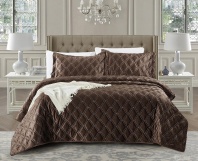 картинка Покрывало Baccara тёмно-коричневое