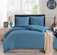 Постельное белье синее Клейна от интернет-магазина Галактика текстиля Постельное белье синее Клейна изображение