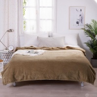 Плед Кофе с молоком от интернет магазина galatekstil.ru Фотография Плед Кофе с молоком