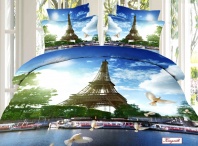 Постельное белье Эйфелева башня Париж изображение