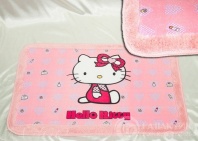Коврик для ванной Hello Kitty от интернет-магазина Галактика текстиля Фотография Коврик для ванной Hello Kitty