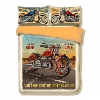 Фотография Постельное белье Мотоцикл