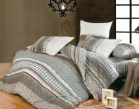 Постельное белье Геометрия лаванда изображение