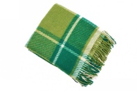 Фотография Плед Из новозеландской шерсти зеленый