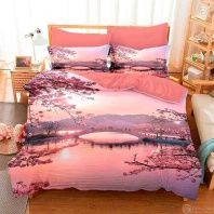 Постельное белье сатин Jane Японский пейзаж изображение