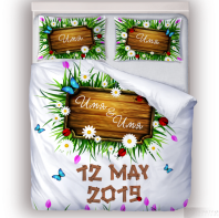 Изображение Постельное белье Деревянная свадьба от интернет-магазина Галактика текстиля