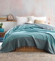 Покрывало DREAMS Emerald от интернет-магазина Галактика текстиля картинка Покрывало DREAMS Emerald