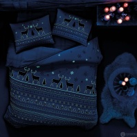 Постельное белье GLOW Belly светящееся красное изображение