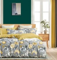 Постельное белье Асабелла В золотой цветочек от интернет-магазина Галактика текстиля Постельное белье Асабелла В золотой цветочек изображение
