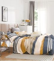 Постельное белье Valtery Полоска крем беж изображение