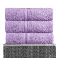 Фото Простыня Arlel махровая розовая сирень