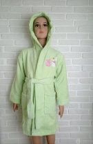 Халат детский Нежная зелень фото