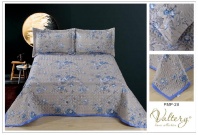 Покрывало Вальтери бежевое Цветы от интернет-магазина Галактика текстиля картинка Покрывало Вальтери бежевое Цветы