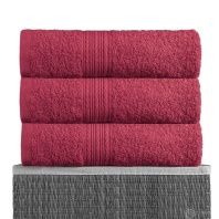 Фото Простыня махровая Бордовая хлопок