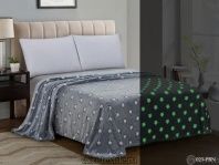 Плед Клео Звезды светятся в темноте от интернет магазина galatekstil.ru Фотография Плед Клео Звезды светятся в темноте