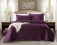 картинка Покрывало Baccara фиолетовое