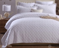 картинка Покрывало Tango белое 100% хлопок