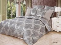 Постельное белье Жаккард Серебристое Клео изображение