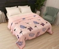 Плед Кристелле Фламинго от интернет магазина galatekstil.ru Фотография Плед Кристелле Фламинго