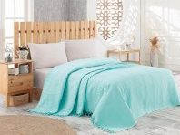 Покрывало NICE BED TURQUOISE от интернет-магазина Галактика текстиля картинка Покрывало NICE BED TURQUOISE