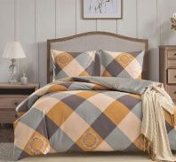 Постельное белье Valtery Орнамент на клетке изображение