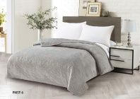 Покрывало из Велюра серое от интернет-магазина Галактика текстиля картинка Покрывало из Велюра серое