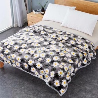 Плед Tango С ромашками от интернет магазина galatekstil.ru Фотография Плед Tango С ромашками