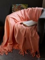 картинка Покрывало Вафельное розовое