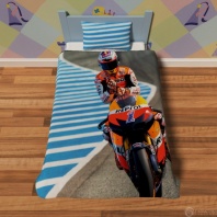 Фотография Постельное бельё Гоночный мотоцикл