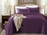 картинка Покрывало велюровое Фиолетовое