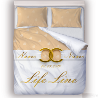 Постельное белье Обручальные кольца Wedding rings от интернет-магазина Галактика текстиля Изображение Постельное белье Обручальные кольца Wedding rings от интернет-магазина Галактика текстиля