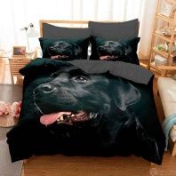 Постельное белье Чёрный лабрадор изображение