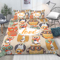  Постельное бельё Совы Hobby Vera фото