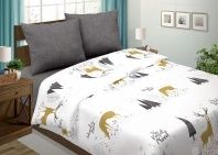 Светящееся постельное белье Олени от интернет-магазина Галактика текстиля Светящееся постельное белье Олени Изображение