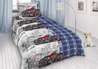 Фотография Постельное белье С мотоциклом