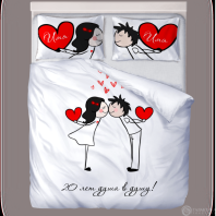 Изображение Постельное бельё Юбилей совместной жизни от интернет-магазина Галактика текстиля