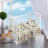 Постельное белье детское Зоопарк от интернет-магазина Галактика текстиля Фотография Постельное белье детское Зоопарк