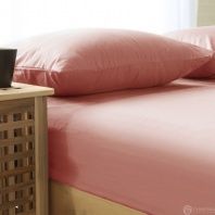 Простыня Tango сатин Розовая от интернет-магазина Галактика текстиля Простыня Tango сатин Розовая фотография